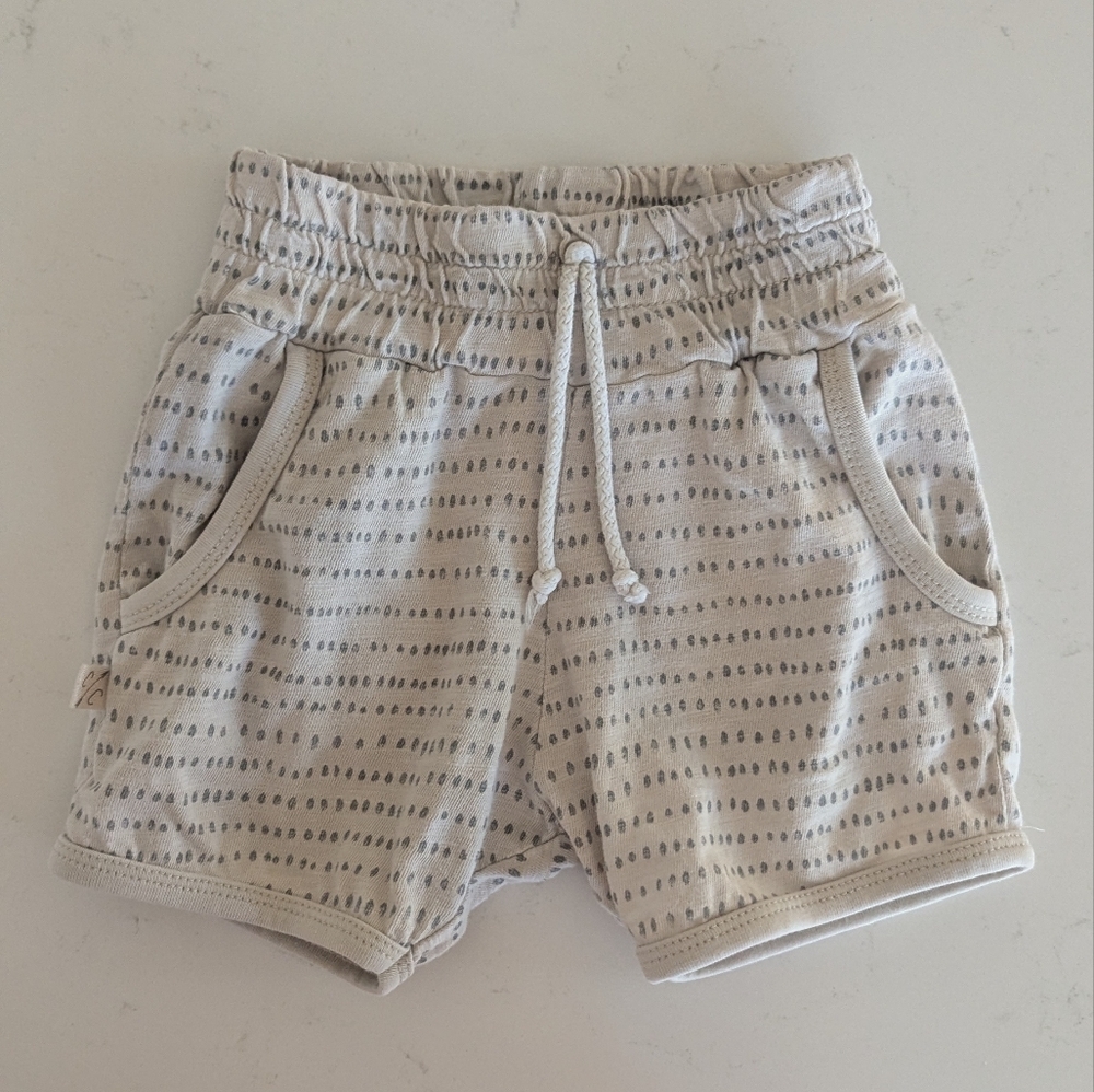 Childhoods | Gray Patterned Baby Shorts
